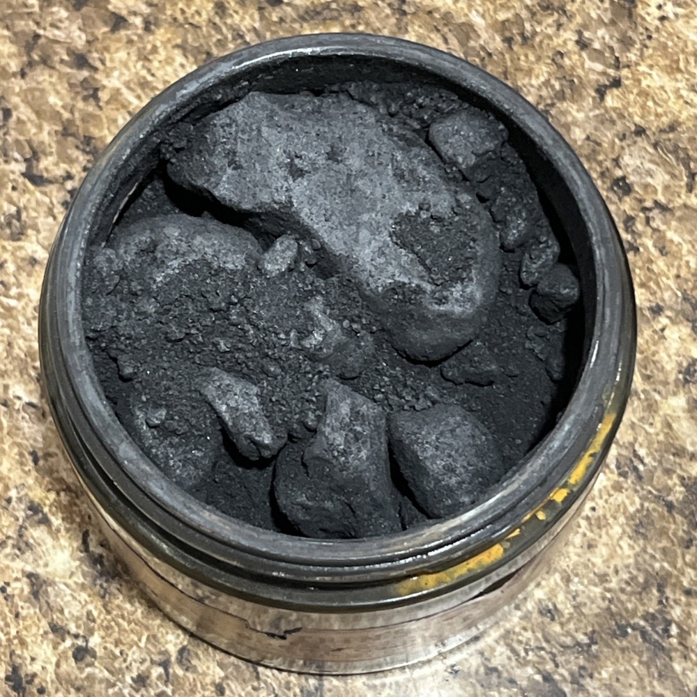 Vtg 1950s Stein's Black Theatrical Paste Make-up Pure Burnt Cork Collectible Jar - Picture 11 of 14